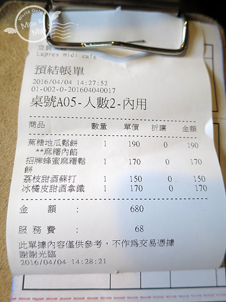 [翻滾吧！吃貨米粒]台北‧中山‧立裴米緹咖啡館‧可愛又酥脆的花朵麻糬鬆餅