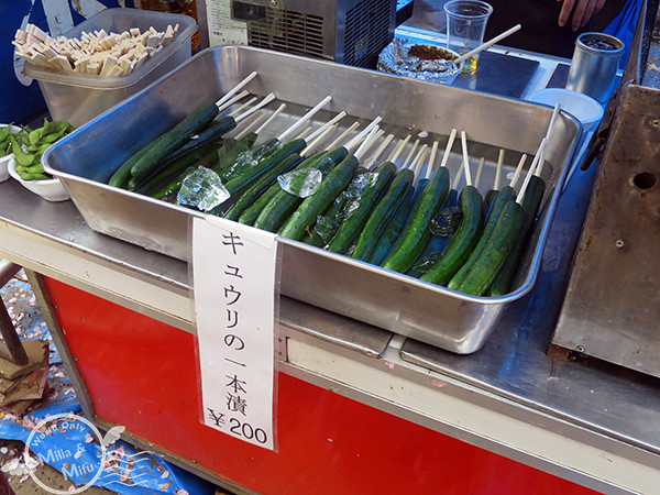 [米粒愛出國]日本‧東京‧六天五夜 (三) 在上野賞櫻吃日式炒麵、逛阿美橫町買藥妝、還有超好吃的筑前屋居酒屋！